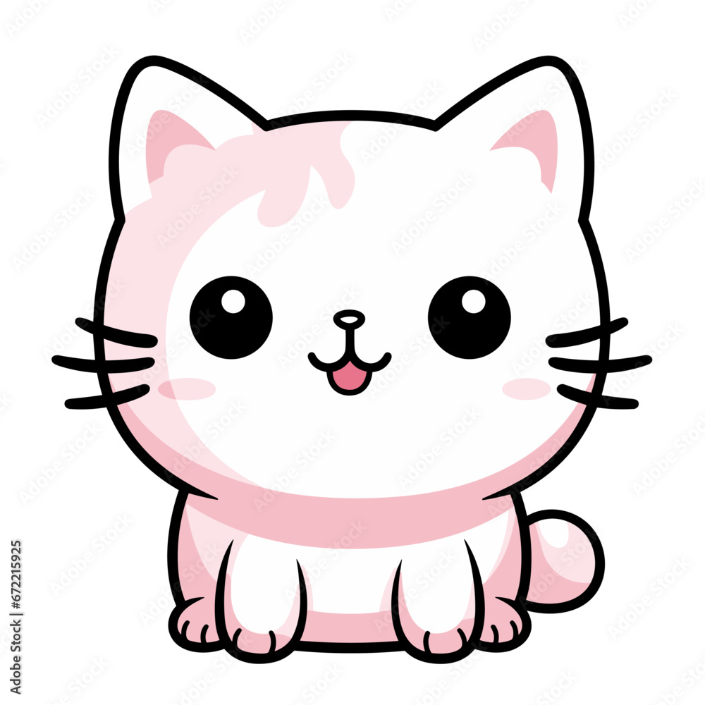 Cute cat vector clipart. Good for fashion fabrics, children’s clothing, T-shirts, postcards, email header, wallpaper, banner, events, covers, advertising, and more. Cute cat vector clipart. Good for fashion fabrics, children’s clothing, T-shirts, postcards, email header, wallpaper, banner, events, covers, advertising, and more.