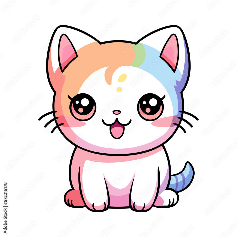 rainbow cat vector clipart. Good for fashion fabrics, children’s clothing, T-shirts, postcards, email header, wallpaper, banner, events, covers, advertising, and more. rainbow cat vector clipart. Good for fashion fabrics, children’s clothing, T-shirts, postcards, email header, wallpaper, banner, events, covers, advertising, and more.