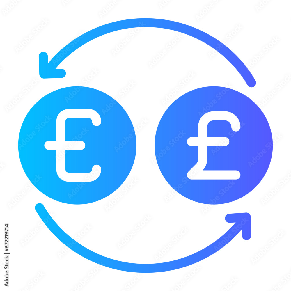 currency gradient icon currency gradient icon