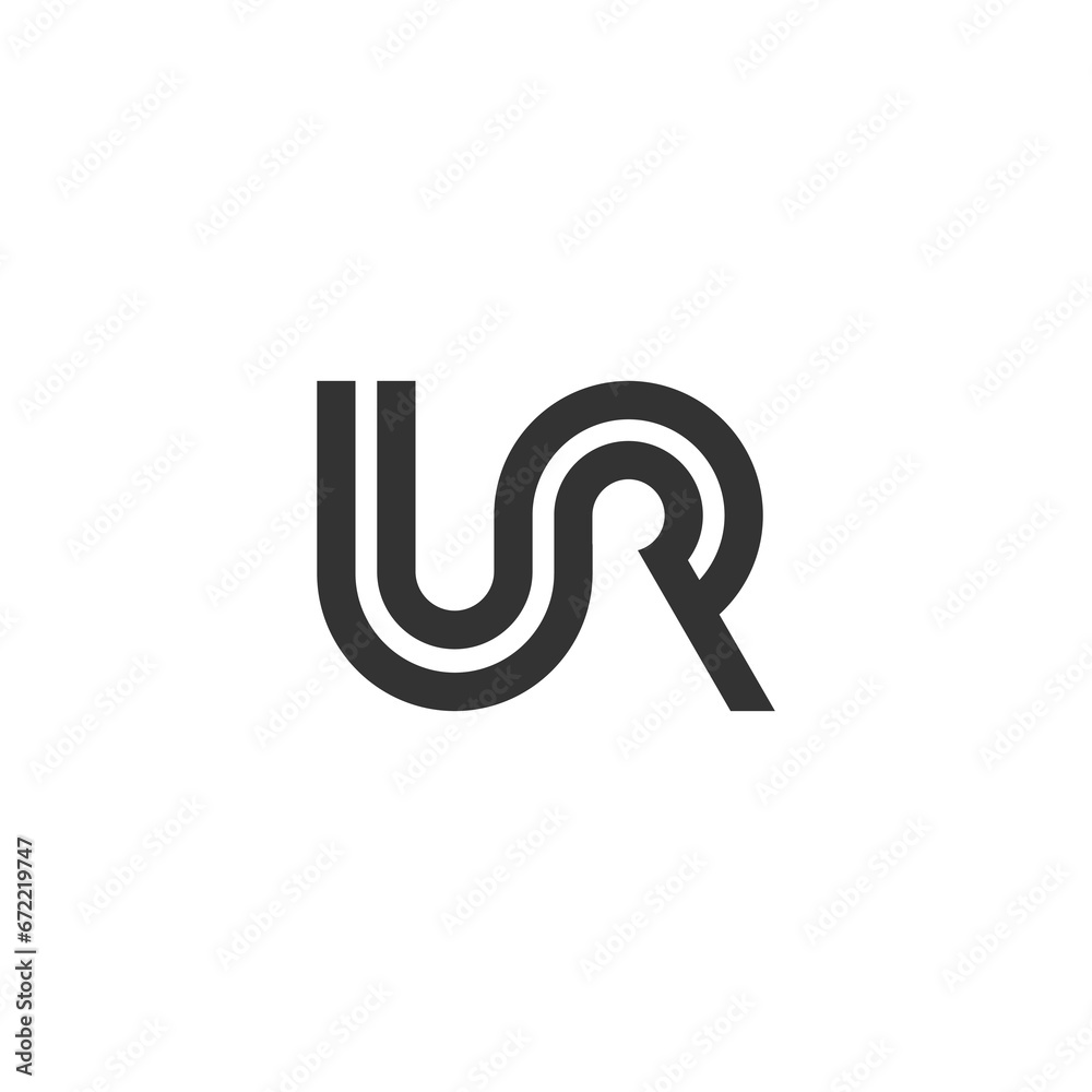 ur initial logo design, intial logo design, letter logo design ur initial logo design, intial logo design, letter logo design