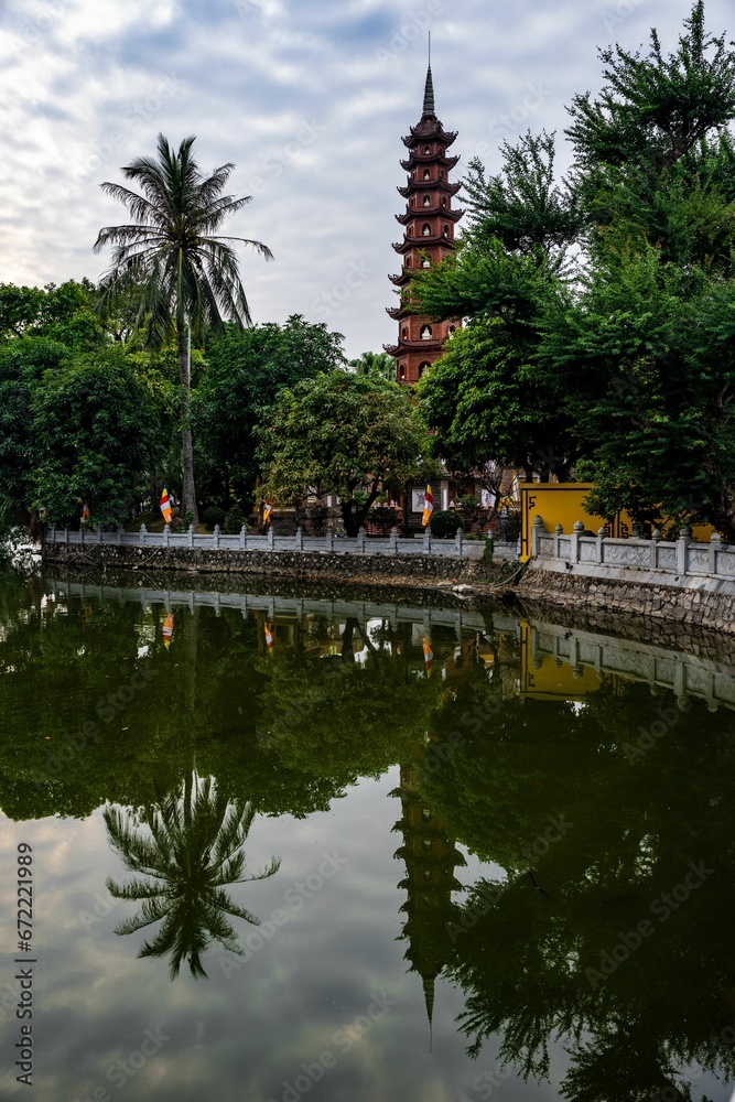Famous Ancient Buddhist Temple Complex, Tran Quoc Pagoda in Hanoi, Northern Vietnam Famous Ancient Buddhist Temple Complex, Tran Quoc Pagoda in Hanoi, Northern Vietnam