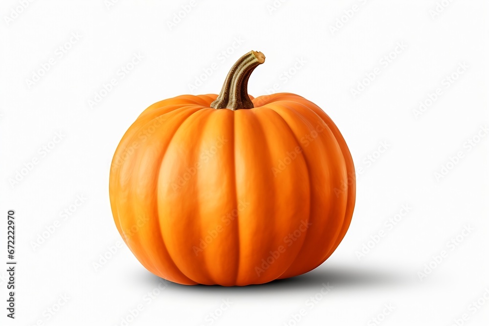 Obraz premium Generative AI : butternut squash solated on white background