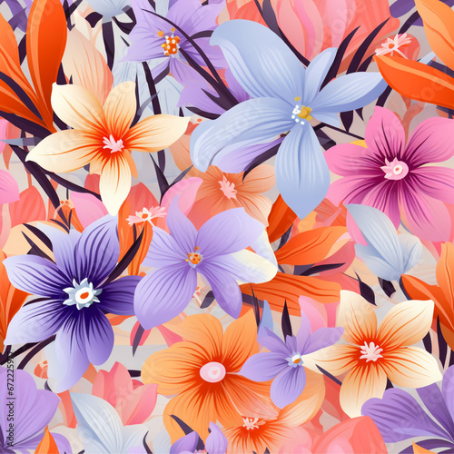 Abstract background of flowers. Floral nature, spring, flowers and petals, vector illustration of plant ecology 