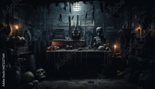 Photo of a Mysterious Chamber of Bones and Shadows