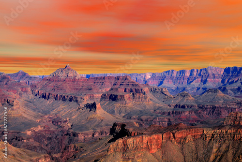 Grand Canyon Arizona Sunset Sky