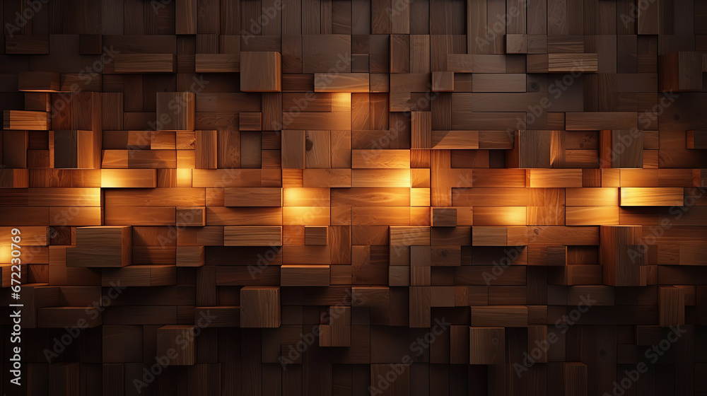 Wood wall geometry decoration background. Wood wall geometry decoration background.