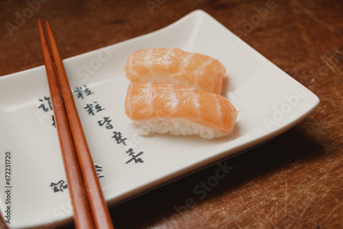delicious Niguiri Sushi close up