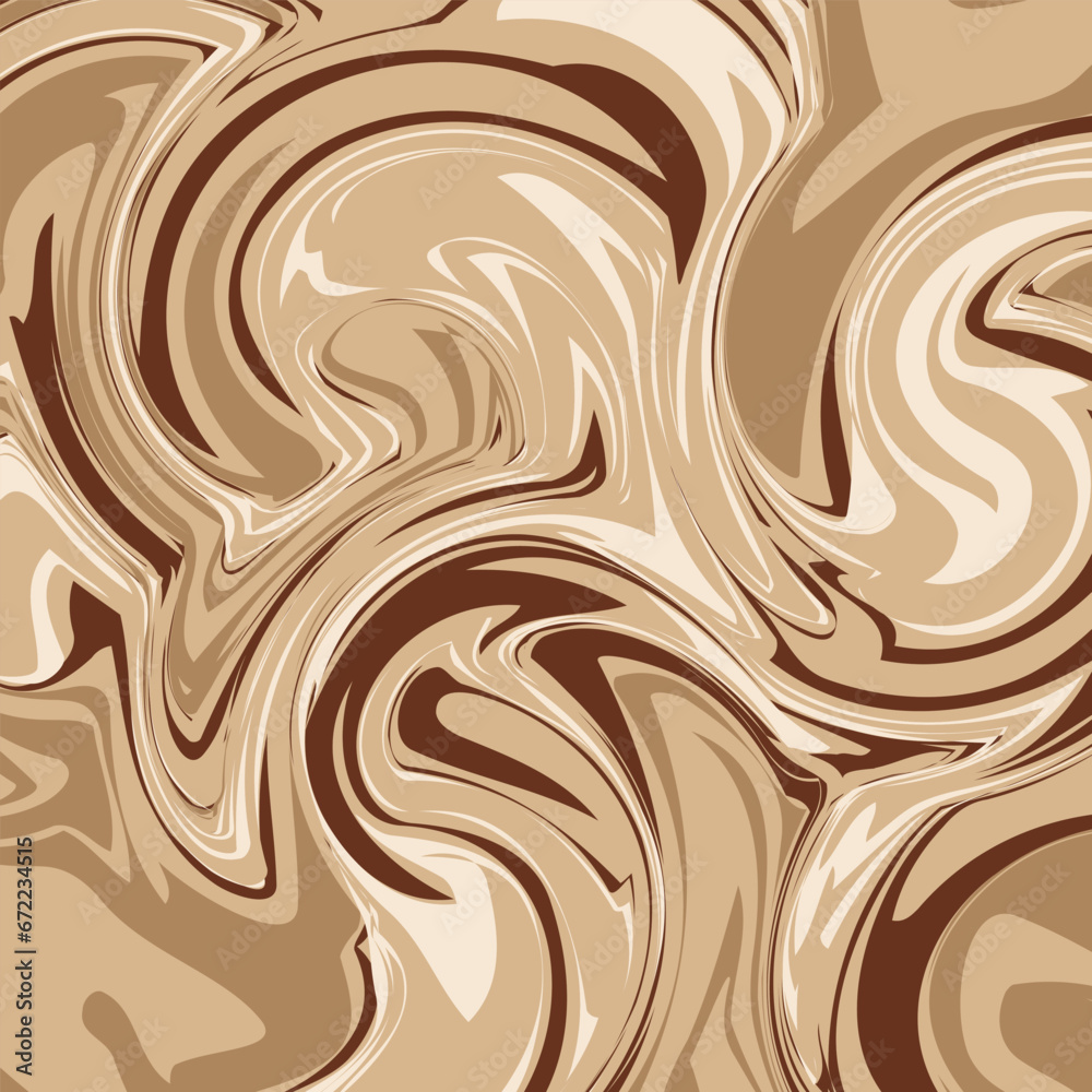 Retro style 60s 70s earthy colours liquid marble vector seamless pattern. Abstract groovy coffee aesthetics background. Retro style 60s 70s earthy colours liquid marble vector seamless pattern. Abstract groovy coffee aesthetics background.