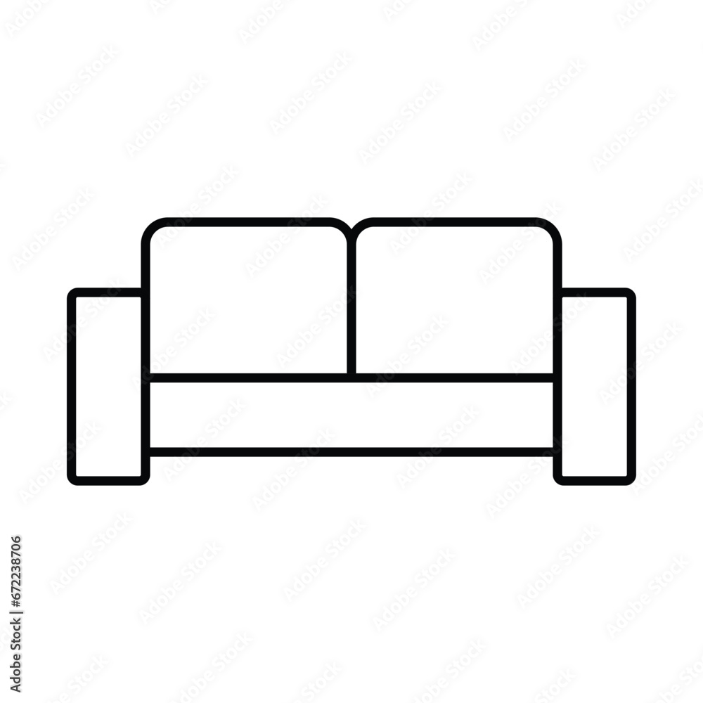 sofa icon vector . couch sign vector sofa icon vector . couch sign vector