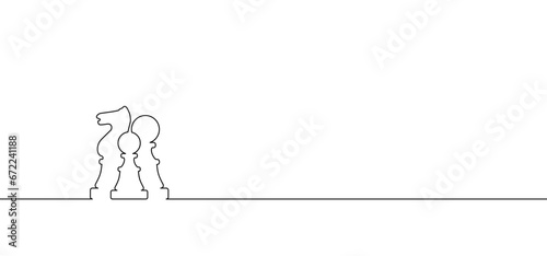Chess pieces tower horse bishop, king queen Chess Board Setup Vector icon or symbol pieces Flat style the starting positions figures pieces. Chess day. Silhouette checker board. Square checker