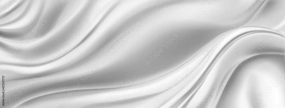 Abstract background with wavy surface in white colors