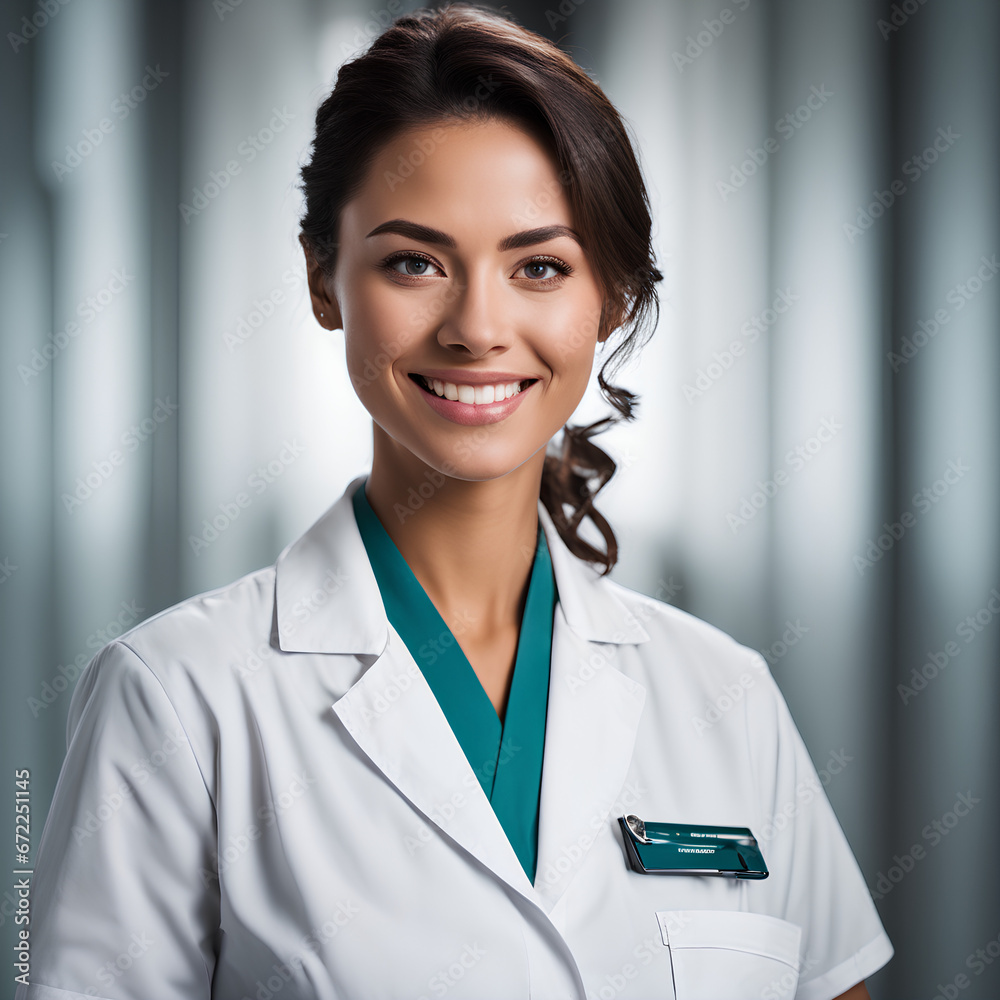 nurse in medical coat