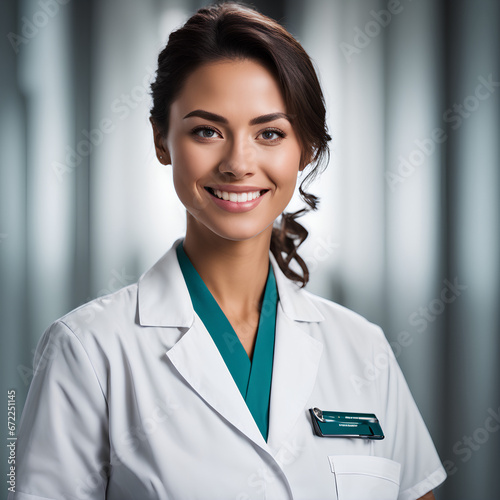 nurse in medical coat