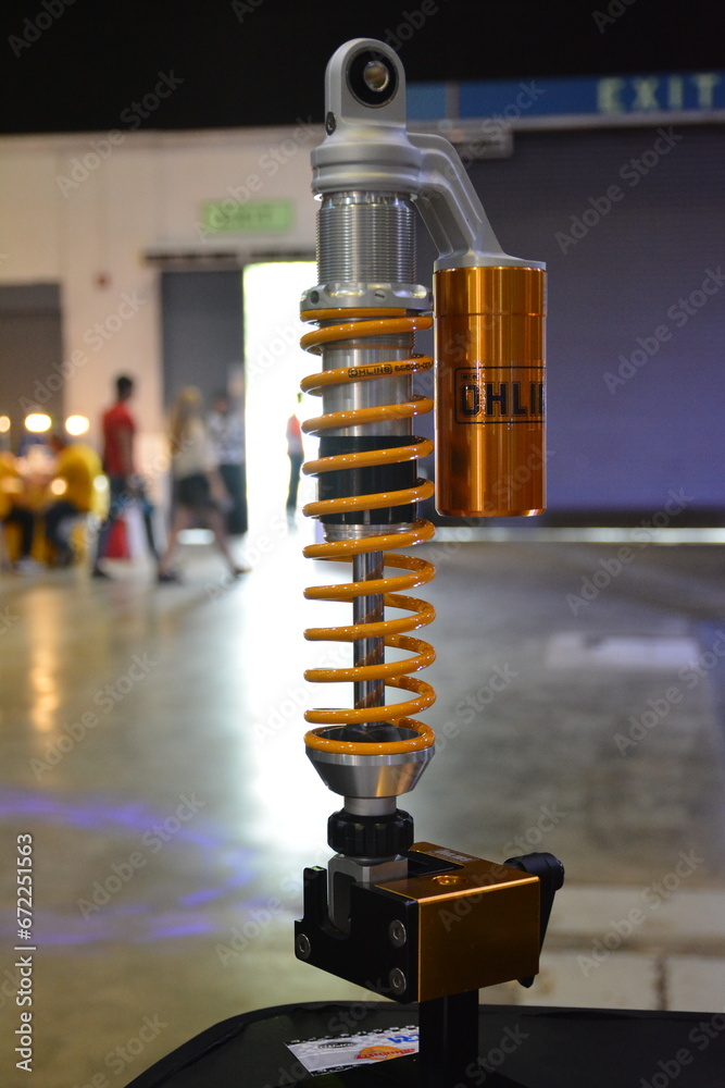 Ohlins suspension at performance and lifestlye expo in Pasay