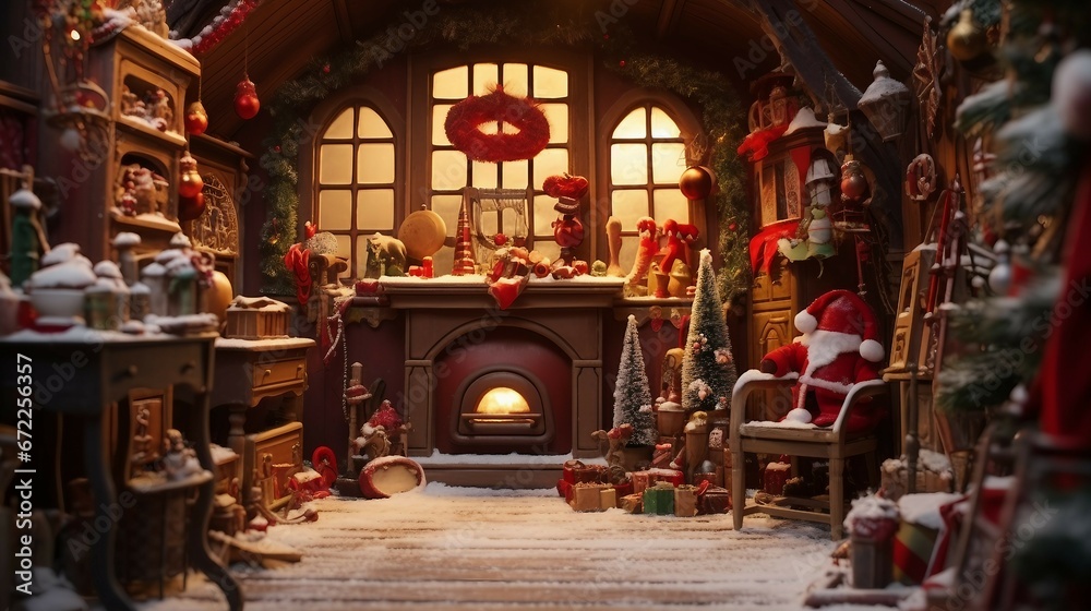 Christmas Santa Claus Gift Winter Snow