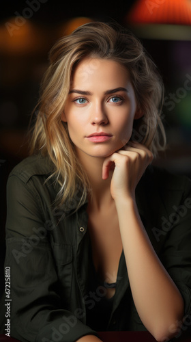 A Professional Portrait Of A Woman With A Thoughtful, Background Image, Best Phone Wallpapers