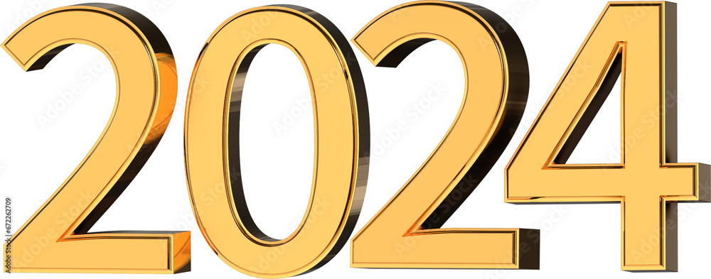 Welcome 2024 with 3D Art: Festive New Year's Celebrations Welcome 2024 with 3D Art: Festive New Year's Celebrations