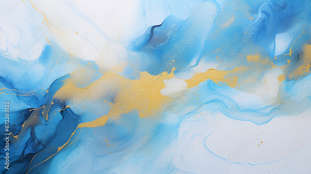 Subtle waves of paint, abstract blue waves of the ocean, lines of marble. Liquid paints, gradient stains, painting Subtle waves of paint, abstract blue waves of the ocean, lines of marble. Liquid paints, gradient stains, painting