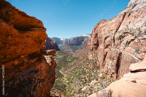 Canyon Overlook Trail viewpoint at Zion National Park