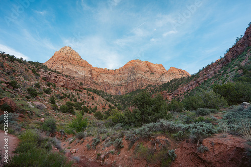 Zion National Park Landscapes at dusk