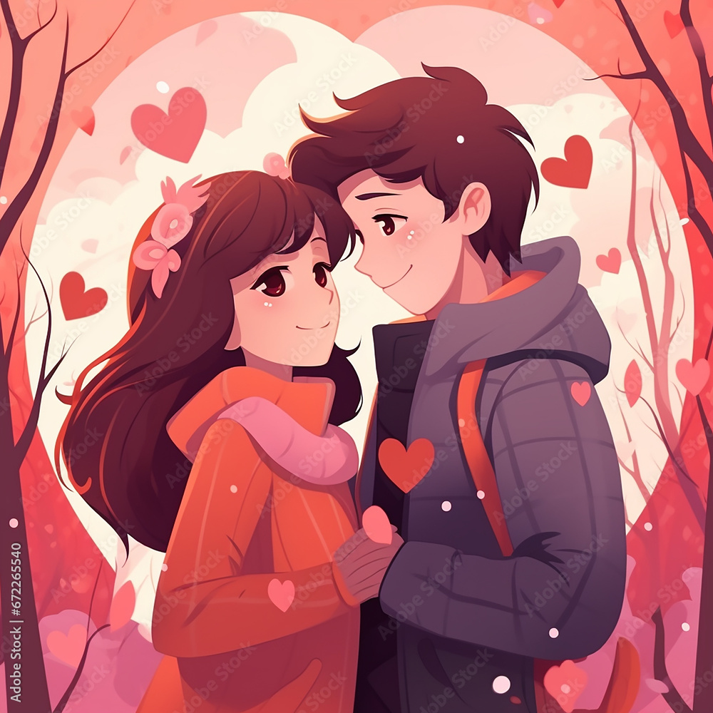 flat design valentine's day coupl flat design valentine's day coupl