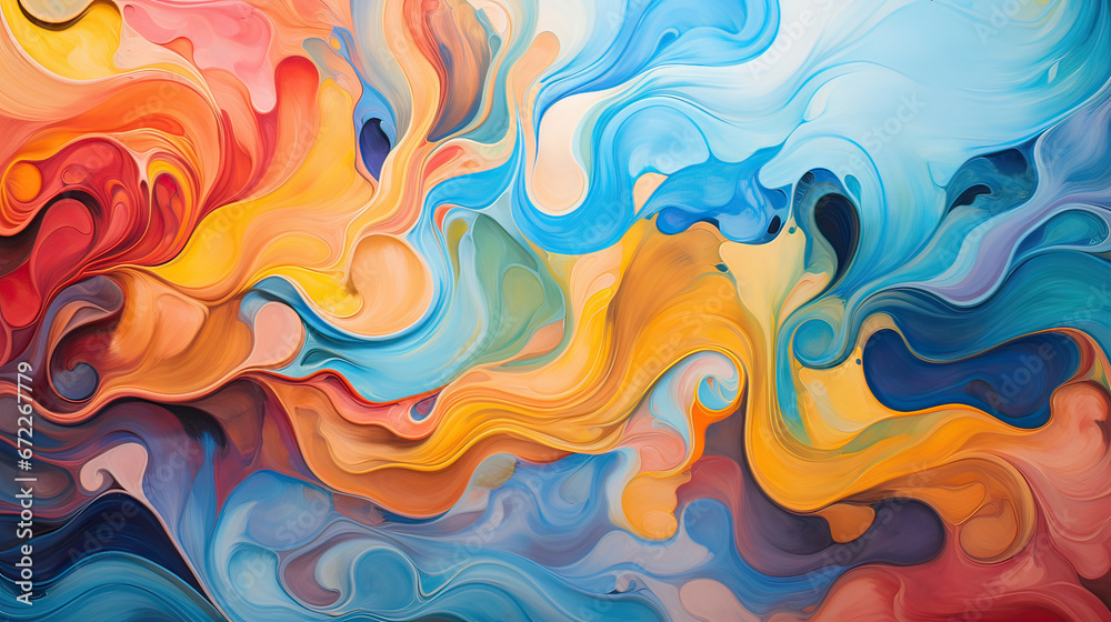 Fluid dynamics of swirling vortices in a sea of vibrant paints Ai Generative Fluid dynamics of swirling vortices in a sea of vibrant paints Ai Generative