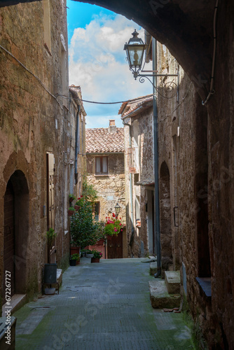Fototapeta Naklejka Na Ścianę i Meble -  Pitigliano, historic town in Grosseto province, Tuscany