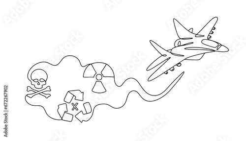 War. Ecocide. One line