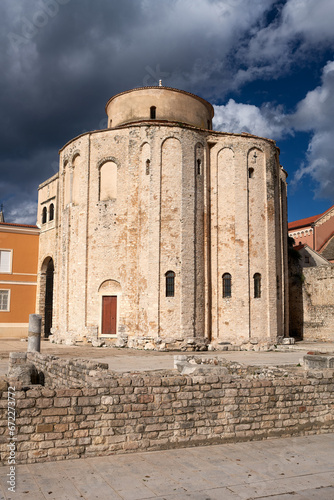 church of st donatus zadar croatia photo