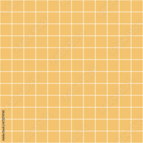 Grid line. Background editable can use for wallpaper, patter and tile texture. Seamless vector pattern. Background grid. Orange