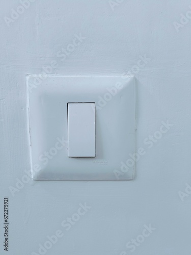 single light switch on wall