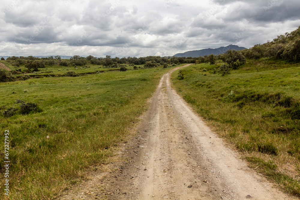 Track in the Hell's Gate National Park, Kenya