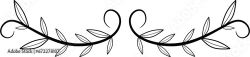 Line Floral Decoration
