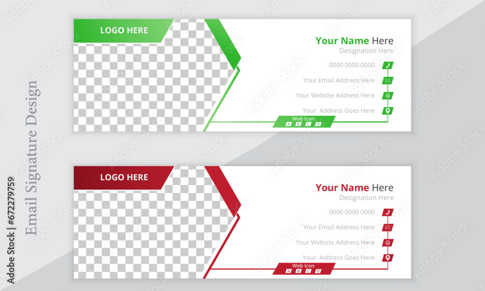 Creative Email Signature Design Template Here. Creative Email Signature Design Template Here.