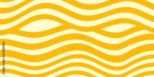 Pattern texture of Chinese noodles, Spaghetti, pasta or Ramen noodles. Vector illustration.