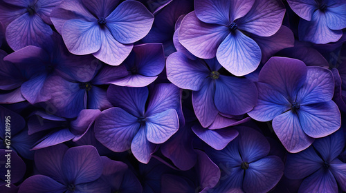  a bunch of purple flowers that are in the dark room. generative ai
