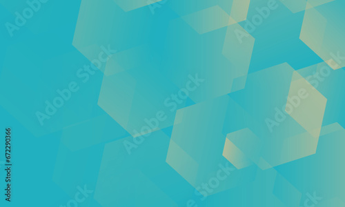 Background with blurred hexagon.