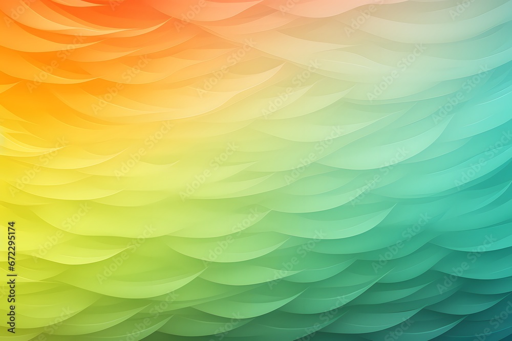 Aesthetic Delight: Stunning Gradient from Light Orange to Light Green
