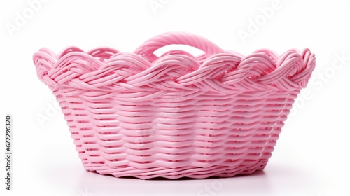 pink basket generated by AI