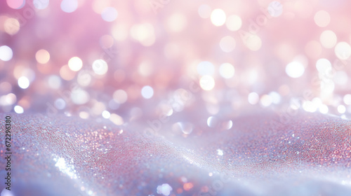  a blurry photo of a pink and white background with lots of sparkle. generative ai