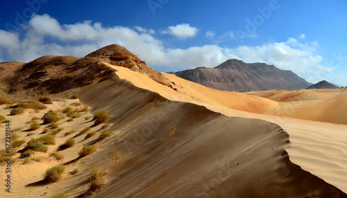 Desert Sands and Rugged Dunes