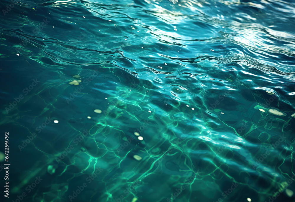 Aerial view to ocean waves. Abstract water surface of ocean. Stormy water background. Created with Generative AI Aerial view to ocean waves. Abstract water surface of ocean. Stormy water background. Created with Generative AI