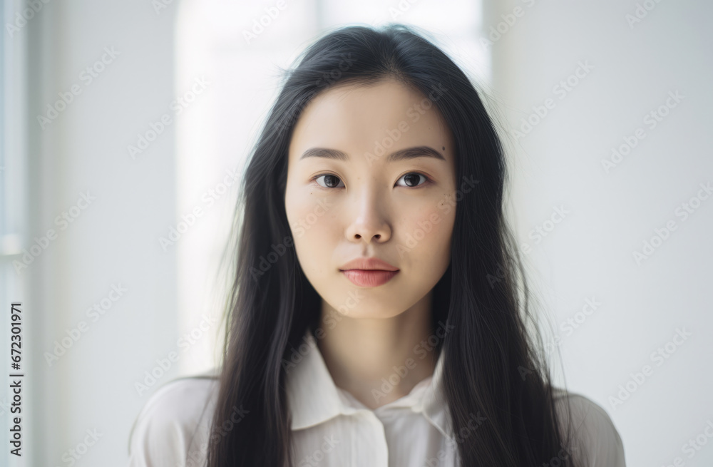 Portrait of a confident Korean woman Portrait of a confident Korean woman