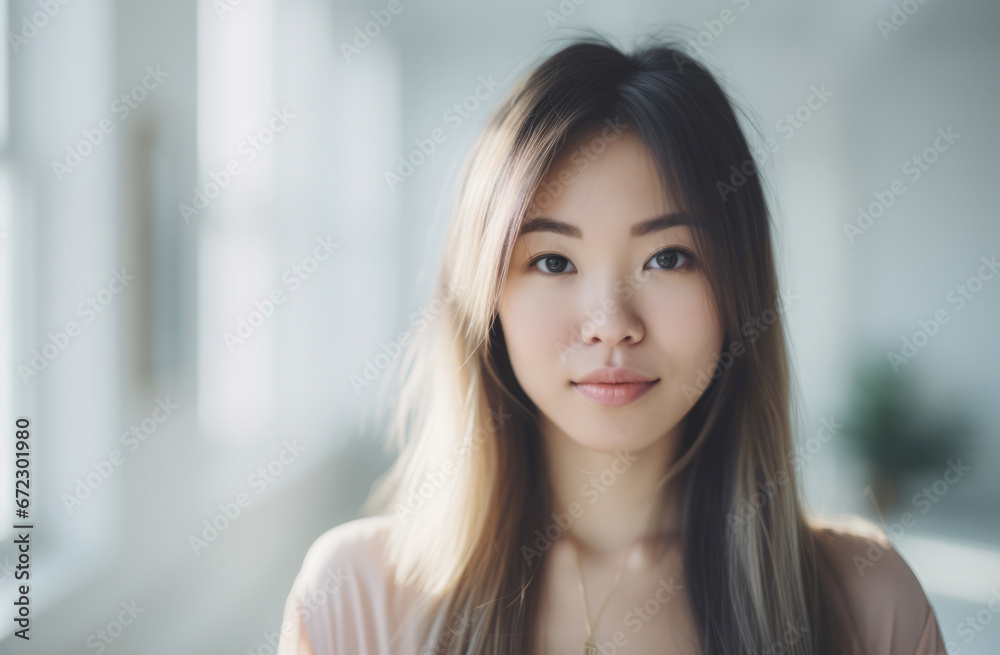 Portrait of a confident Korean woman