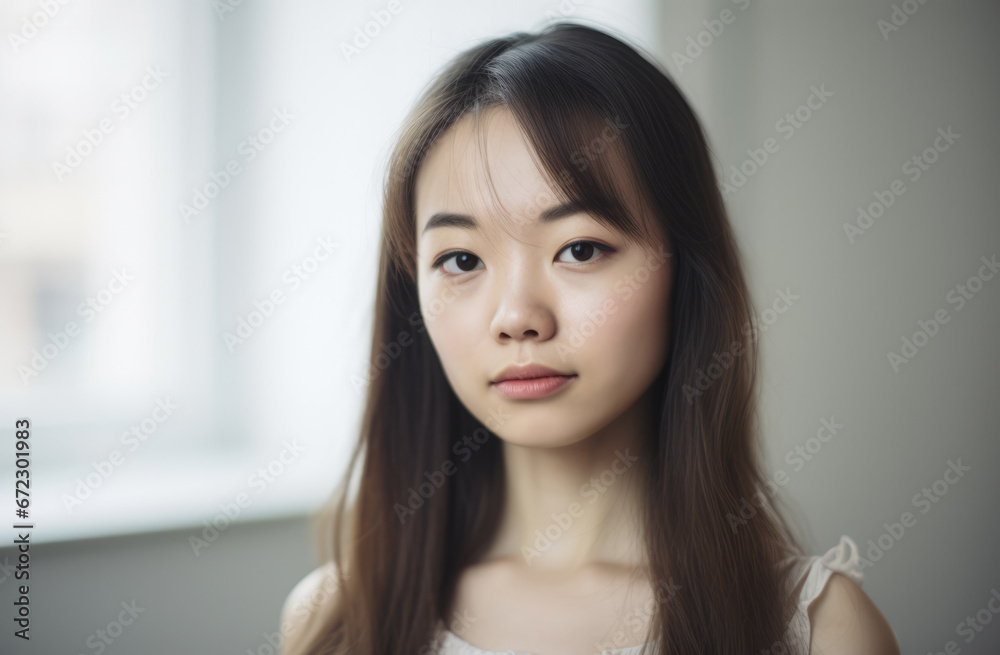 Portrait of a confident Korean woman