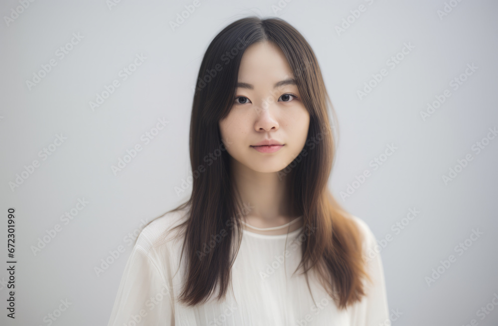 Portrait of a confident Korean woman