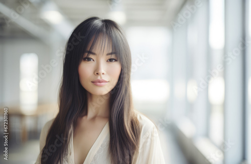 Portrait of a confident Korean woman