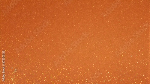 Orange colour glitter background 