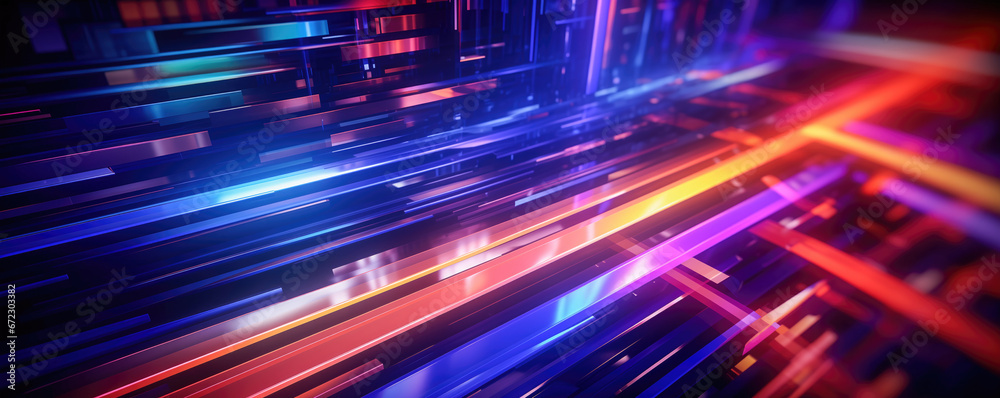 Background with layered digital stripes, showcasing a dynamic play of light and color for modern designs Background with layered digital stripes, showcasing a dynamic play of light and color for modern designs
