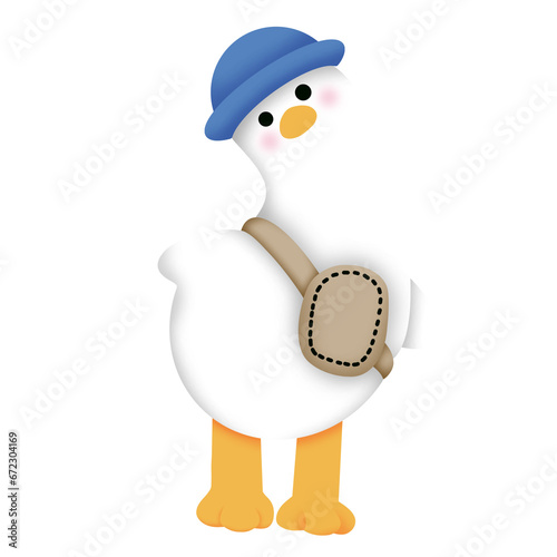 Duck characters and duck cartoons